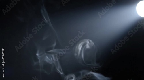 Wallpaper Mural Serene and Contemplative Moods Creating an atmosphere of calm, wonder, and introspection through the gentle, continuous movement of illuminated smoke. Torontodigital.ca