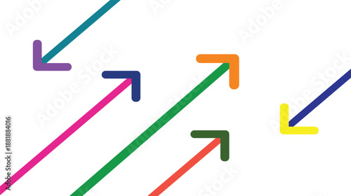 A colorful school education concept featuring a red clock on a blue background and vibrant numbers on white and red backgrounds with pencils, crayons, and art design objects