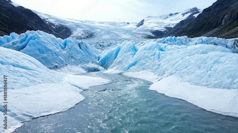 custom made wallpaper toronto digitalAtmospheric Glacier A static, atmospheric view of the glacier with wisps of fog or mist drifting over its surface, enhancing its ethereal beauty.