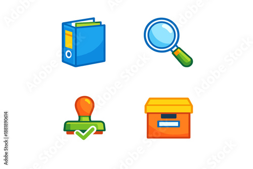 Various office tools for organization and documentation can help with