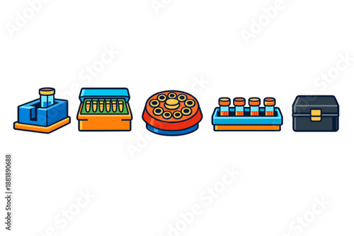 Collection of lab equipment showing various tools for scientific