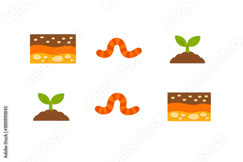 Exploring the connection between soil worms and plant growth in nature