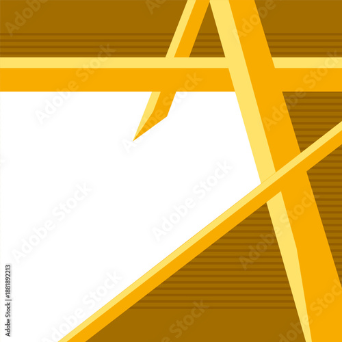 Background with abstract lines. Geometric texture of chaotic lines in shape of star.