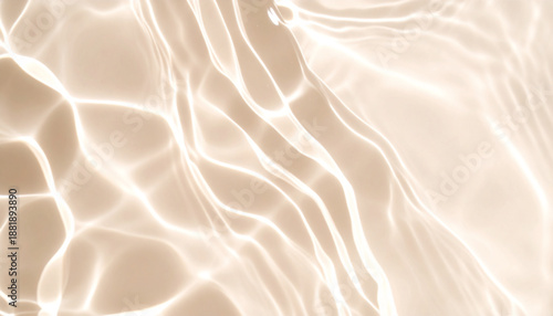 光を反射する美容液の水面テクスチャ 抽象的で上質なスキンケア背景｜Glowing skincare serum surface texture with luminous abstract beauty background