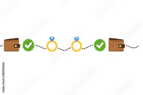 Weddings require planning and budgeting for rings and other essentials