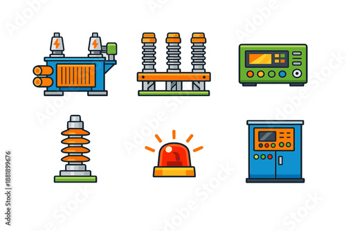 Collection of electric components and devices for power management and