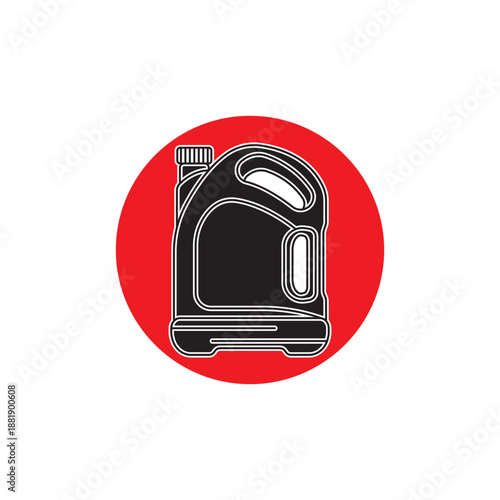 plastic jerry vector illustration design