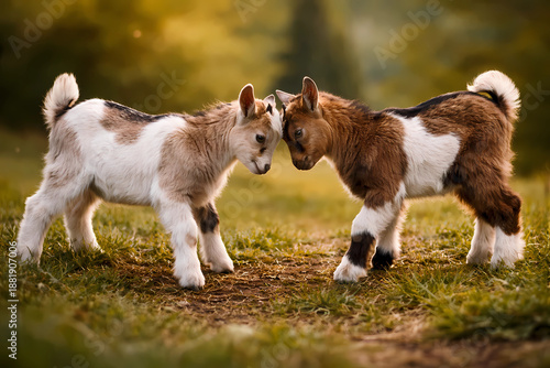 two buckling are playing