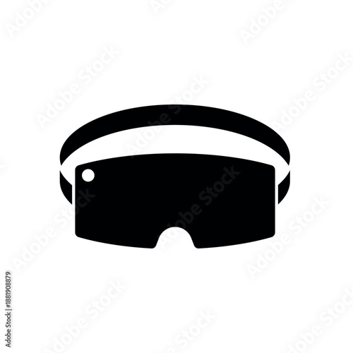 Simple Goggles icon for social media, app, and web design. Vector illustration, Eps 10.