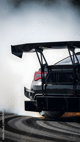 Car parked in a parking lot