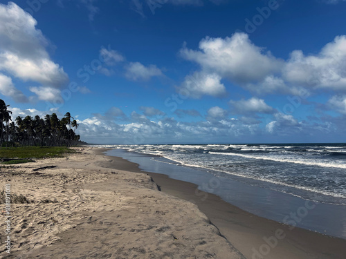 beach and sea in Tucacas, Venezuela