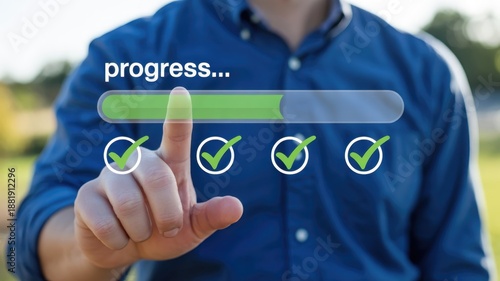 Wallpaper Mural Close up of digital process touch Torontodigital.ca