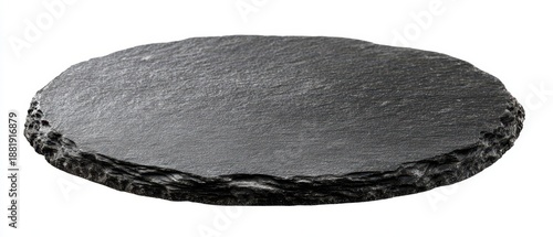 The Slate Round Serving Platter for Elegant Food Presentation and Product Photography