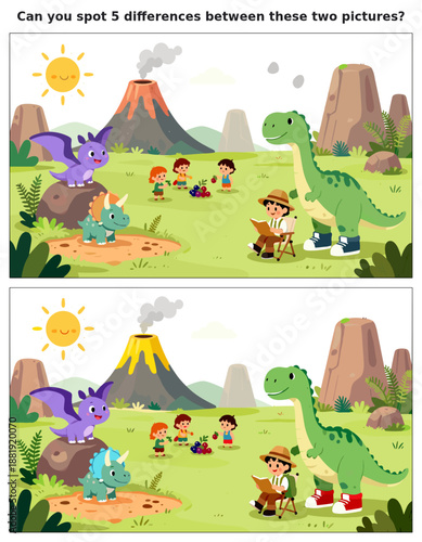 spot the difference, kids activity, fun games, puzzles for kids, educational activity, brain teaser, difference game, coloring pages, coloring books, book cover, kdp, kdp interior, kids challenges, le