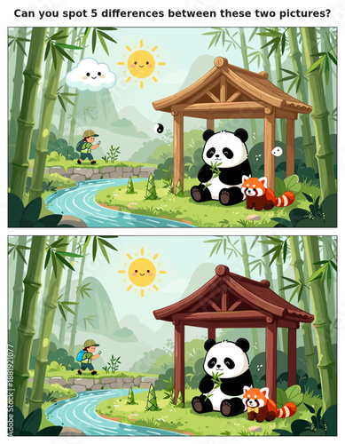 spot the difference, kids activity, fun games, puzzles for kids, educational activity, brain teaser, difference game, coloring pages, coloring books, book cover, kdp, kdp interior, kids challenges, le