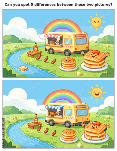 spot the difference, kids activity, fun games, puzzles for kids, educational activity, brain teaser, difference game, coloring pages, coloring books, book cover, kdp, kdp interior, kids challenges, le