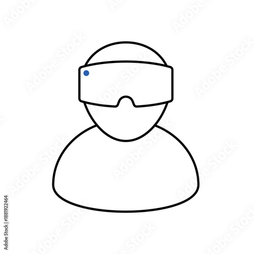 Simple Avatar icon for social media, app, and web design. Vector illustration, Eps 10.