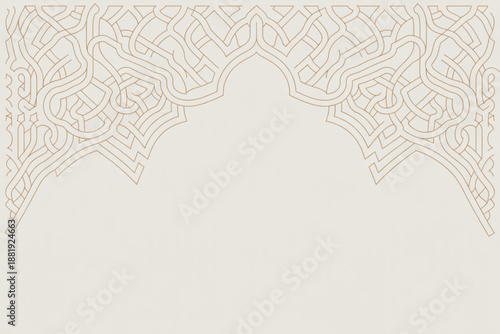 Intricate Arch Design: An elegant and ornate arch design with symmetrical patterns, showcasing the timeless beauty of architectural detail.