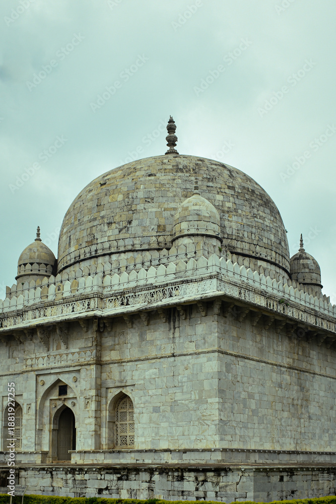 Fototapeta premium Hoshang Shah's Tomb in Mandu, Madhya Pradesh, is a significant 15th-century mausoleum. August 14 2025 