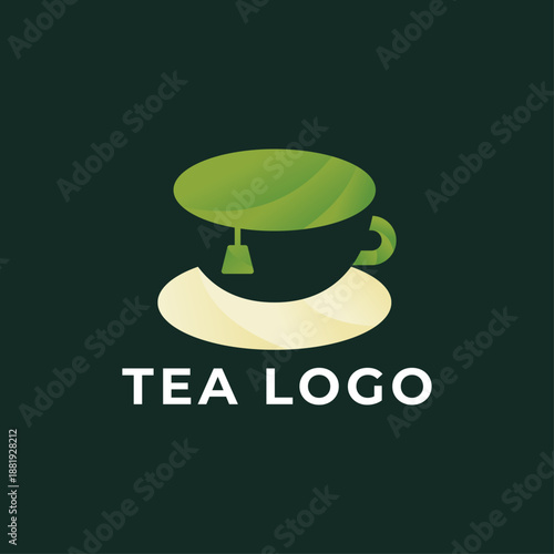 Premium Colorful Tea Logo Design with Modern Creative Style for Cafe, Beverage Brand, and Tea Business Identity