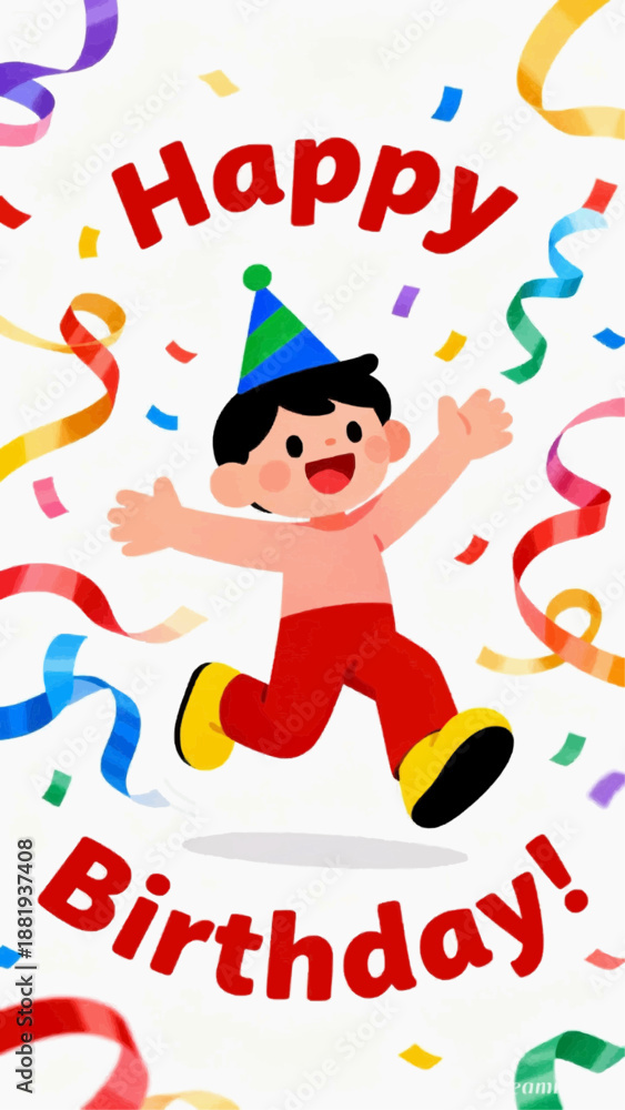 Fototapeta premium happy birthday design