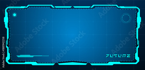 HUD frames or technology box futuristic element