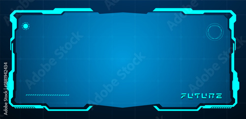 HUD frames or technology box futuristic element