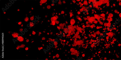 Beautiful abstract color red and green marble on black background and gray and green granite tiles. 3d shapes Voronoi diagram Seamless Geometric Retro tiles pattern. Abstract Dark RED Broken Stained G