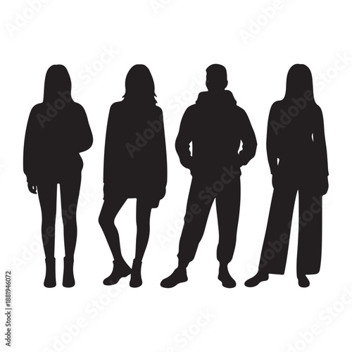 Cozy outfit illustration capturing warm and relaxed seasonal apparel