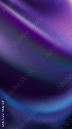 Mystic Purple and Blue Fluid Abstract Waves