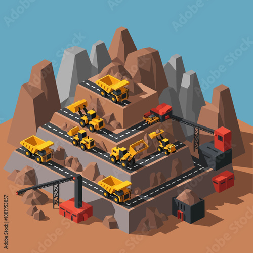 Warehouse logistics and packaging process with conveyor belts and cardboard boxes.