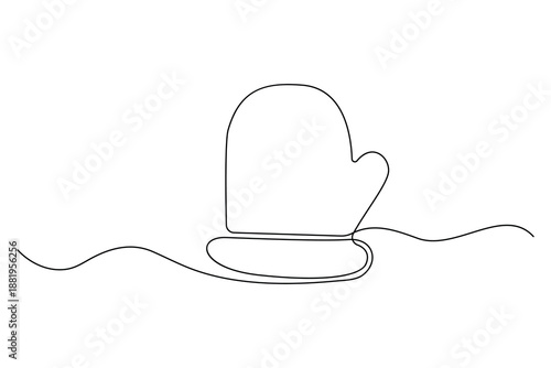 Continuous one line drawing of praying hands spiritual illustration
