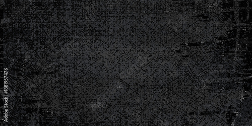 Monochrome dark vibrant line creepy distressed marbled horror wall. Abstract monochrome chalkboard, Black Friday speckled and crisis shapes, goth dust worn background with woven elements .eps 10