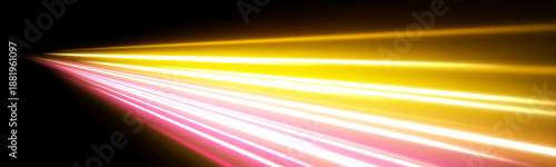Futuristic neon streams twist with controlled energy. Bright motion lines add speed, rhythm, and tech mood. Designed for abstract high-tech visual design vector