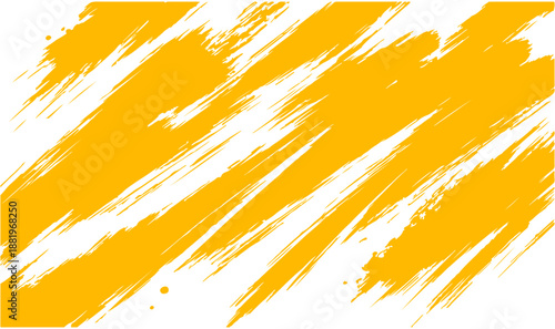 Abstract Yellow Paint Brush Stroke Texture – Bright Acrylic Swashes and Artistic Background Element for Modern Graphic Design