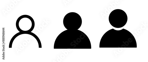 Default avatar icon for social media and user profiles.