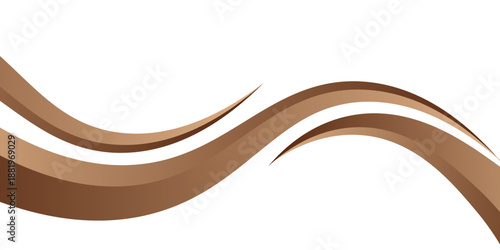 Brown Wave Background, Abstract geometric background with liquid shapes. Vector illustration. eps 10