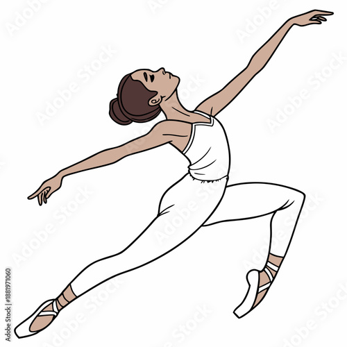 Female ballet dancer stretching backstage before a stage performance, graceful ballerina preparing in the wings for a theater show.