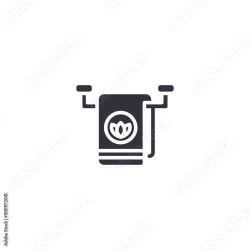 Facial treatment machine icon, illustrating modern skincare technology, professional beauty clinic equipment, and cosmetic therapy services.