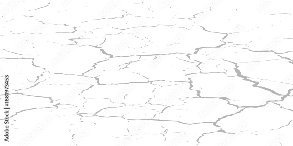 Fototapeta premium Surface cracks and fissures in ground. Vector grunge cracked texture style with cracked texture. Eps 10