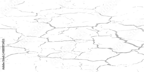 Surface cracks and fissures in ground. Vector grunge cracked texture style with cracked texture. Eps 10