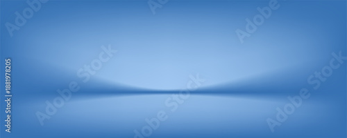 Blue gradient background banner with copy space, place for product advertisement, text, etc.
