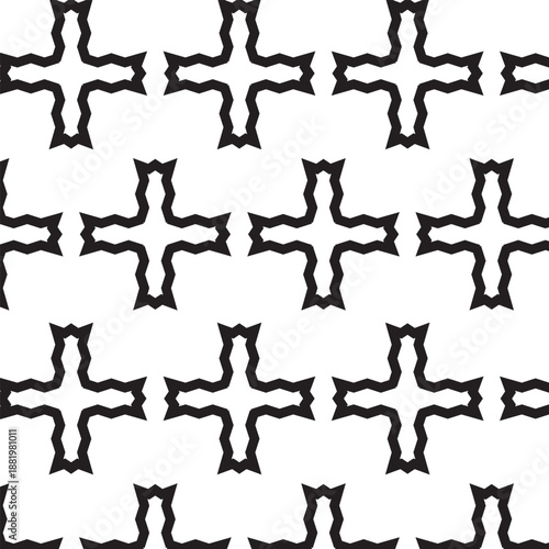 New zig zag shape plus pattern design