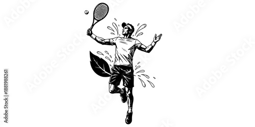 A player profile silhouette drinking from a modern, sustainable reusable water bottle.