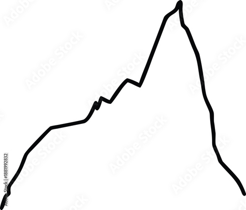 Stock Market Line Graph Trend Showing Investment Growth and Data Visualization
