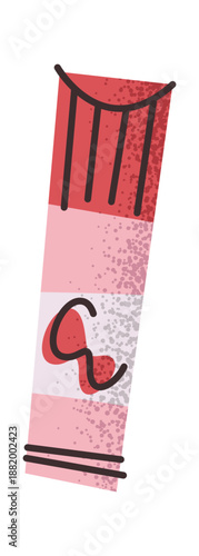 Hygienic lipstick balm applicator design