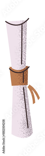 Paper scroll justice legal manuscript