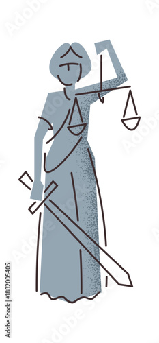 Themis statue of justice design