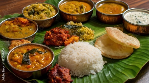 Authentic South Indian full meals 