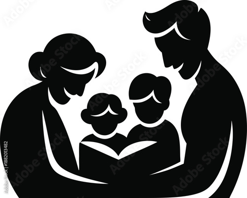 Reading Family Education Parents Children Learning Knowledge Support Togetherness Care